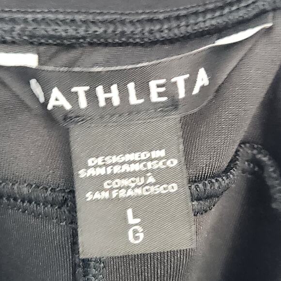 Athleta Get Set Hybrid Pull On High Rise Stretch Jogger Pants in Black Women's L - Picture 3 of 9